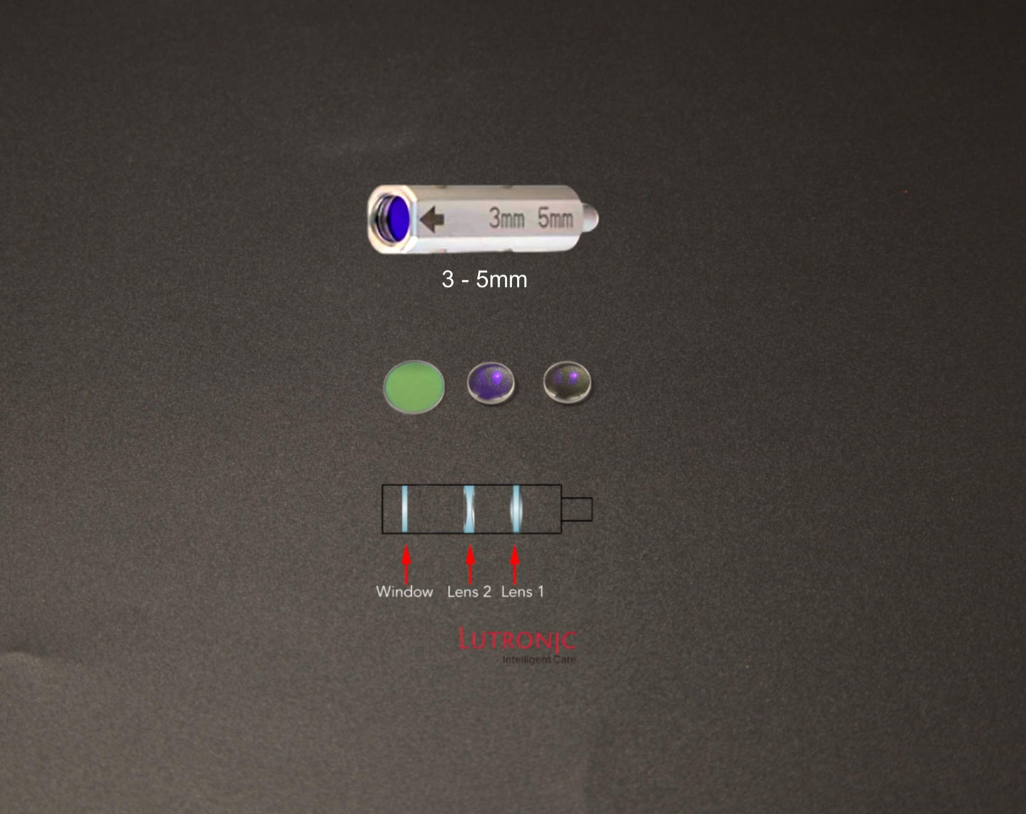 Lutronic Clarity II 3-5mm Hand piece cartridge lens set