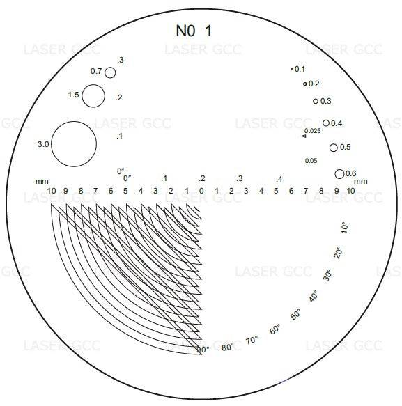 Hole Gauge Measuring Magnifier with LED light