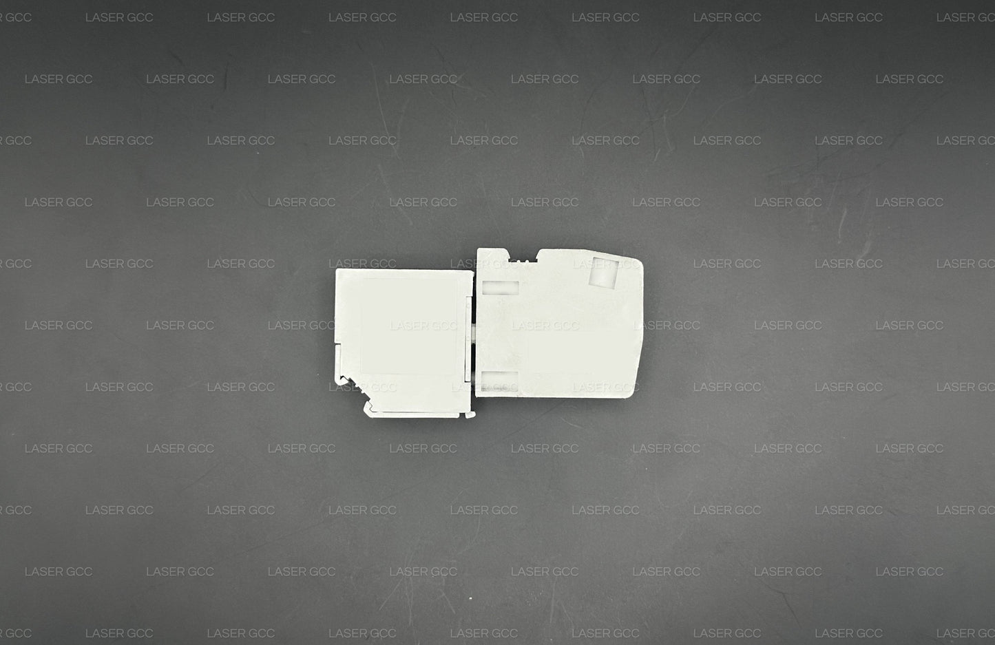 Assembled Terminal Block Contact connector for Flash lamp DEKA displayed on flat surface. High-quality component for DEKA laser systems.