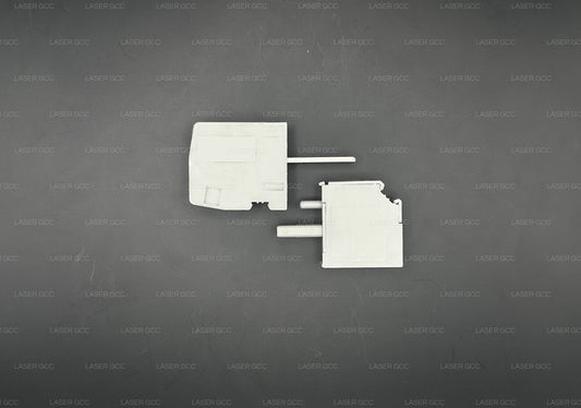 Terminal Block Contact connector for Flash lamp DEKA shown disassembled on a dark background. Essential spare part for DEKA laser hair removal devices.