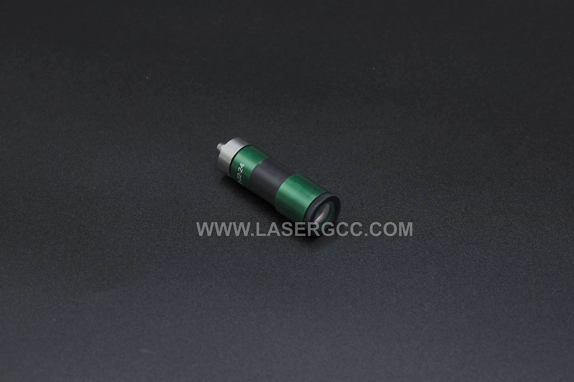 Candela end cap with lens, compatible with 20mm, 22mm, and 24mm spot sizes, ensuring optimal performance and component protection for laser treatments